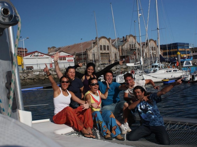 Farewell in the port 